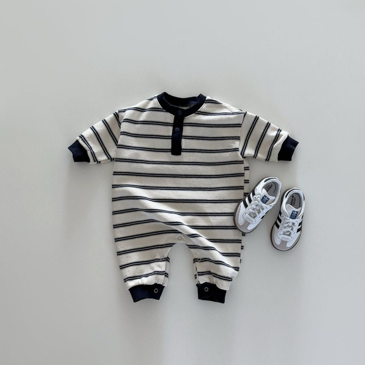 Jumpsuit Striped Long Sleeve