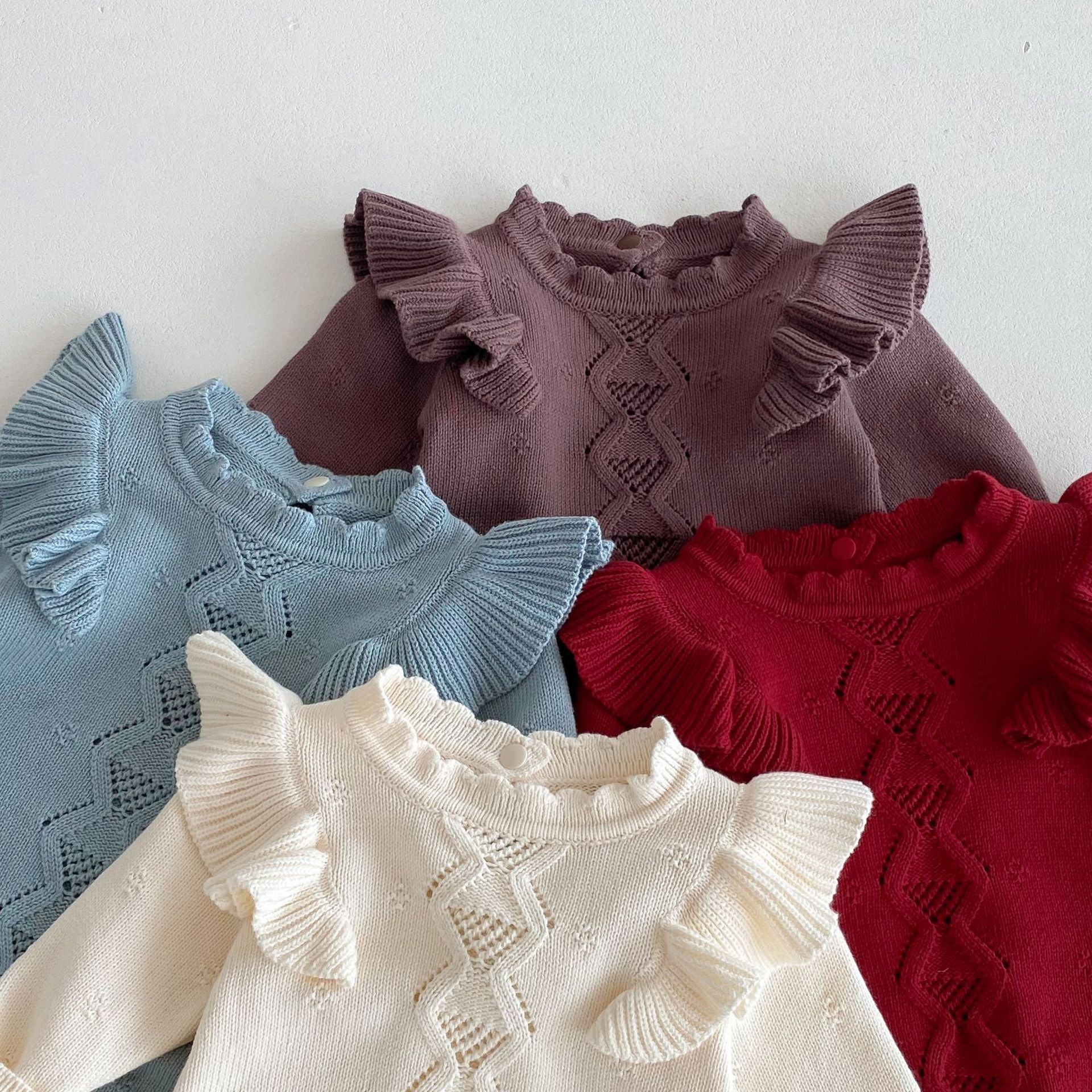 Pullover Sweater Lace Jumpsuit