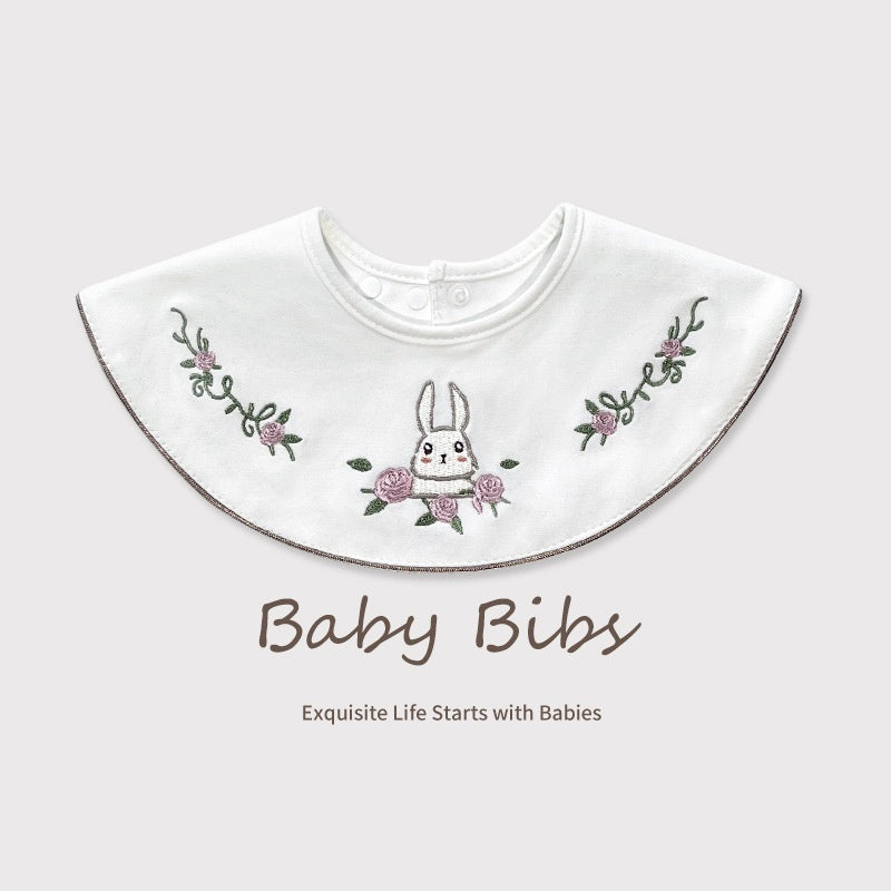 Embroidery Saliva Towel Bibs