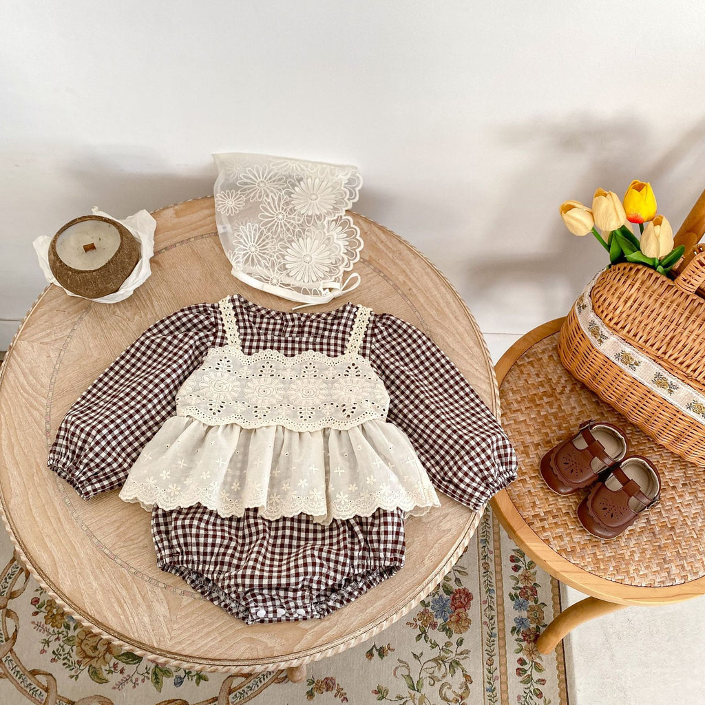 Little Lady Cute Lace  Rompers