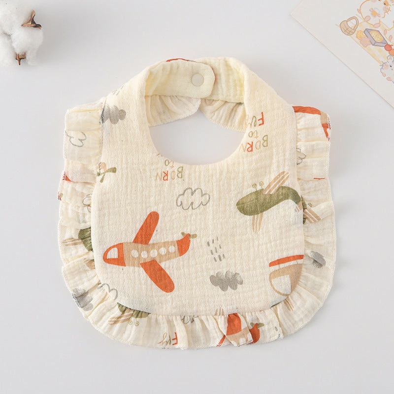 Lace Ruffled  Bib