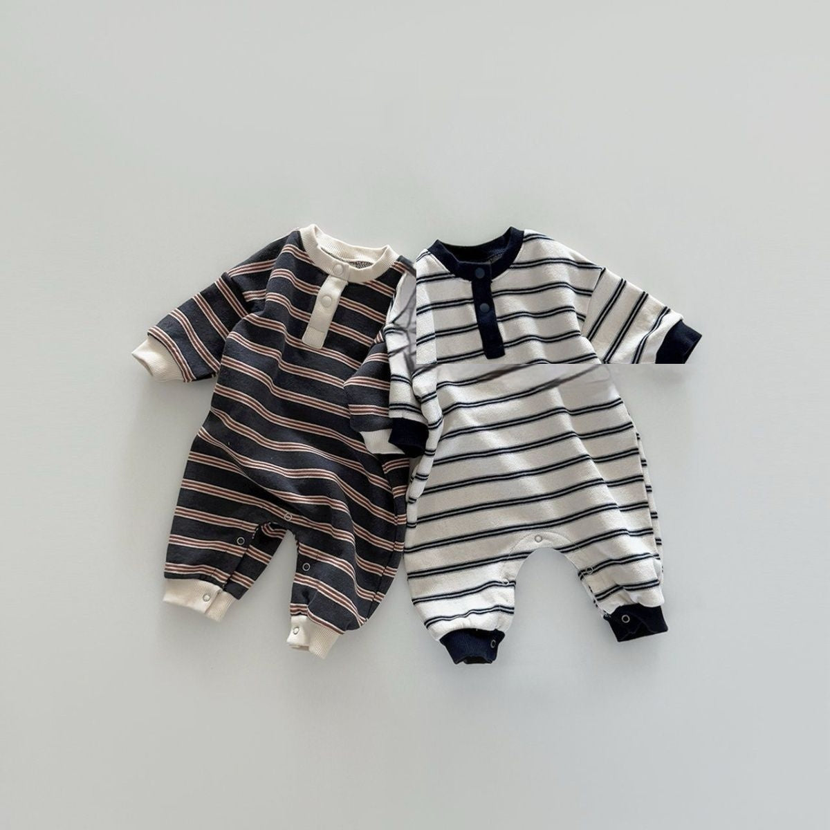Jumpsuit Striped Long Sleeve