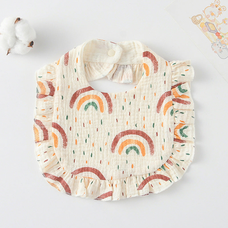 Lace Ruffled  Bib