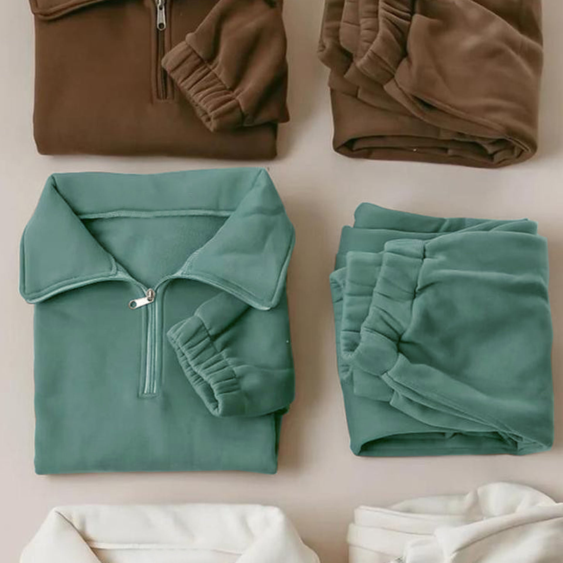 Turtleneck Top and Ankle Banded Pants