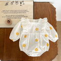 Sweet Daisies Embroidery Rompers