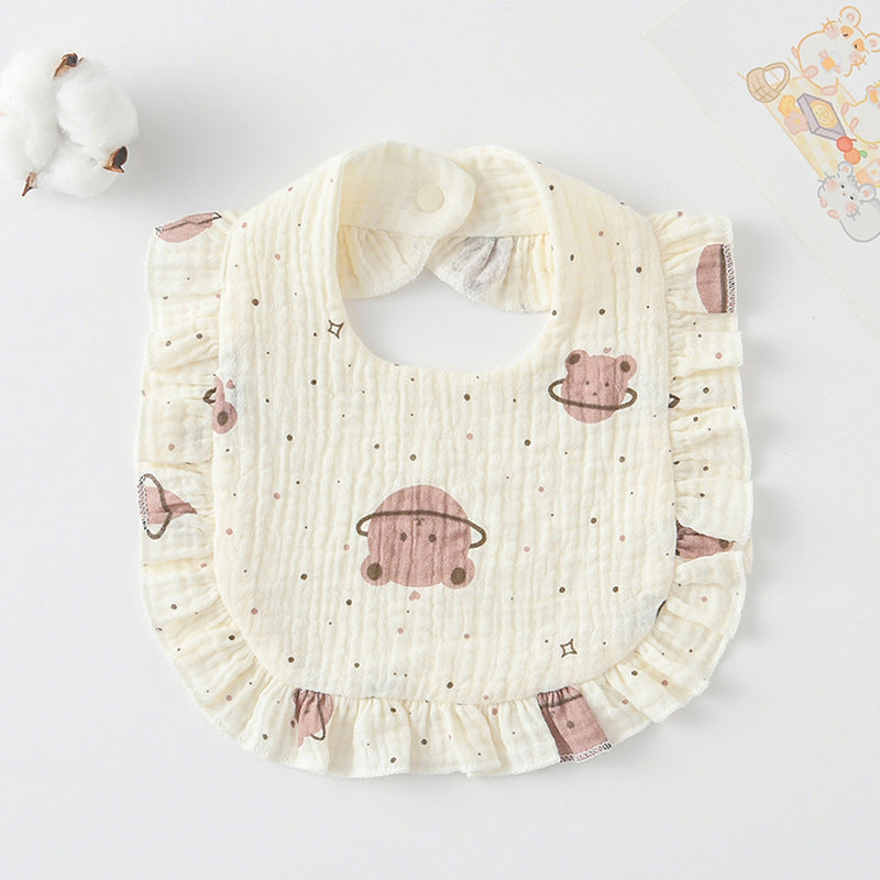 Lace Ruffled  Bib