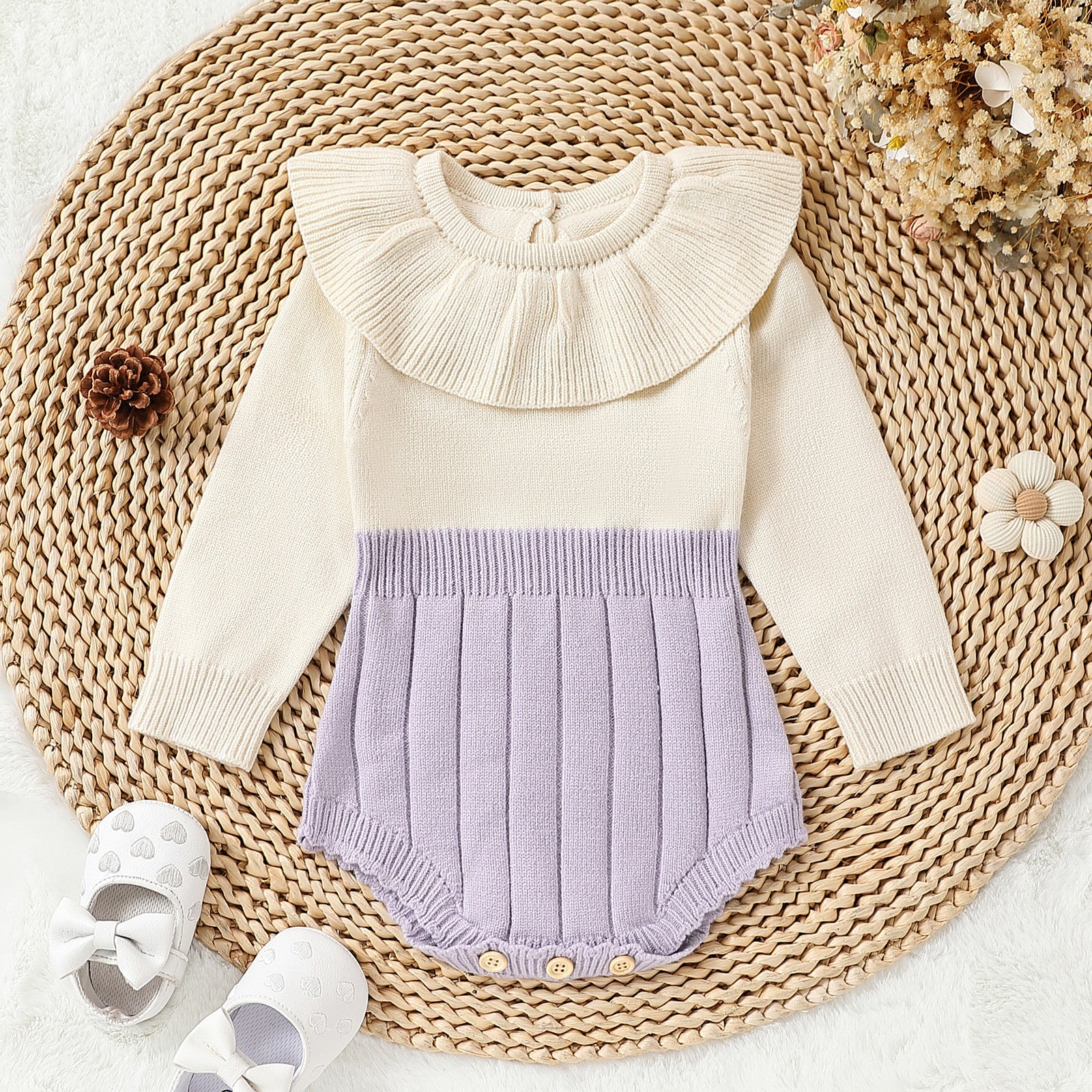 Cotton Simple One-piece Romper