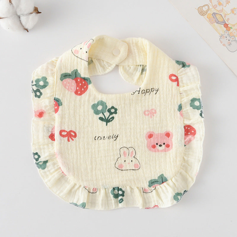 Lace Ruffled  Bib