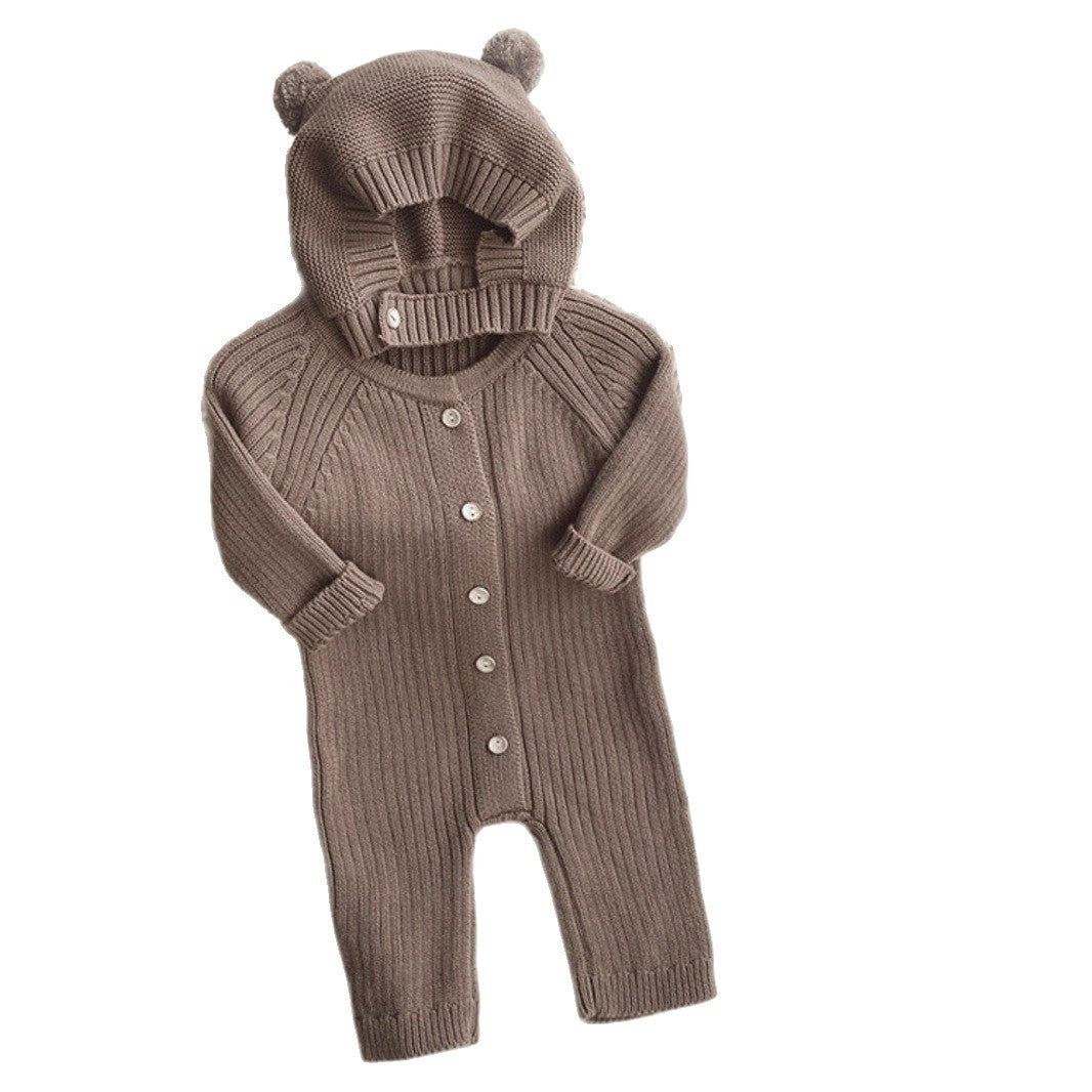 Romper With Bear Hat