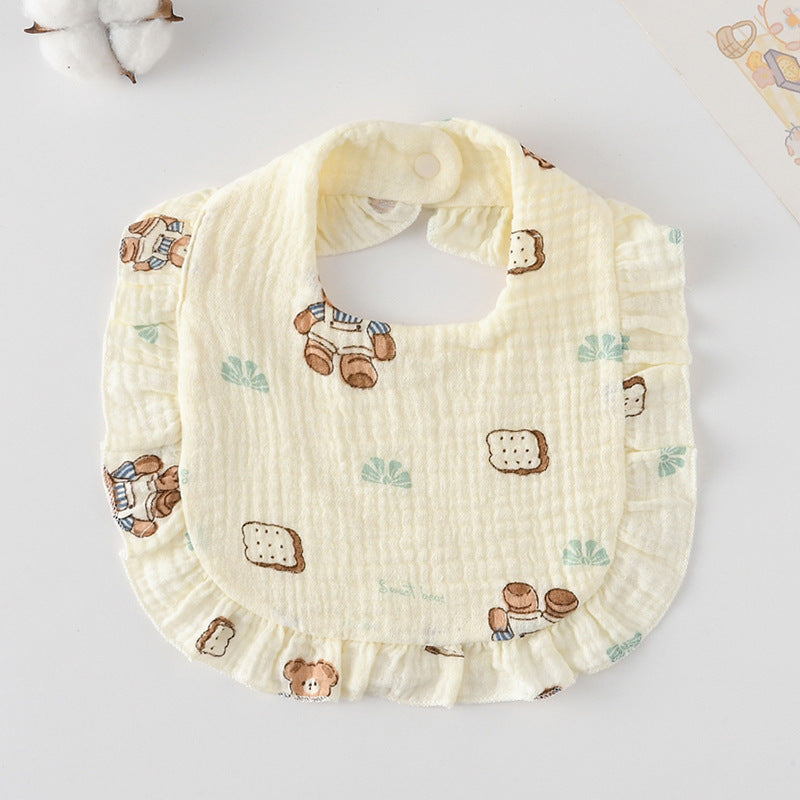 Lace Ruffled  Bib