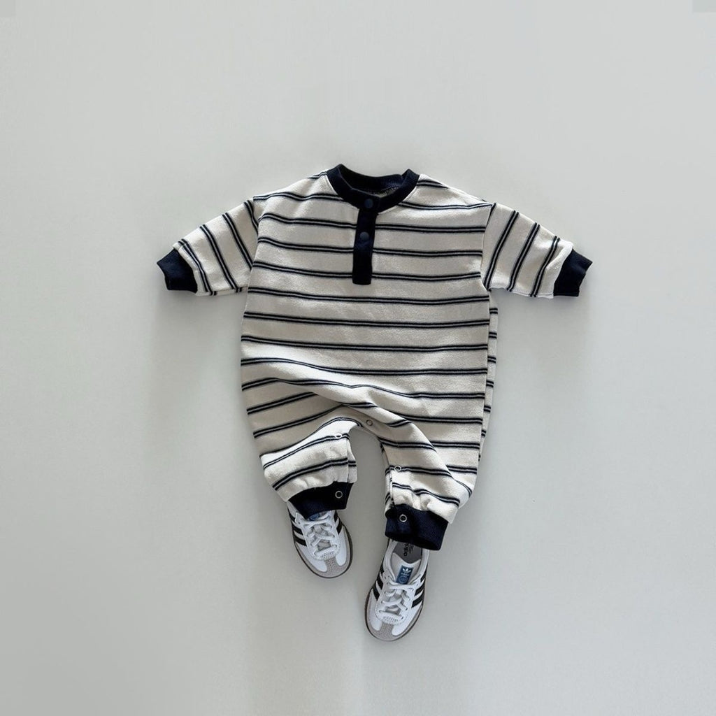Jumpsuit Striped Long Sleeve