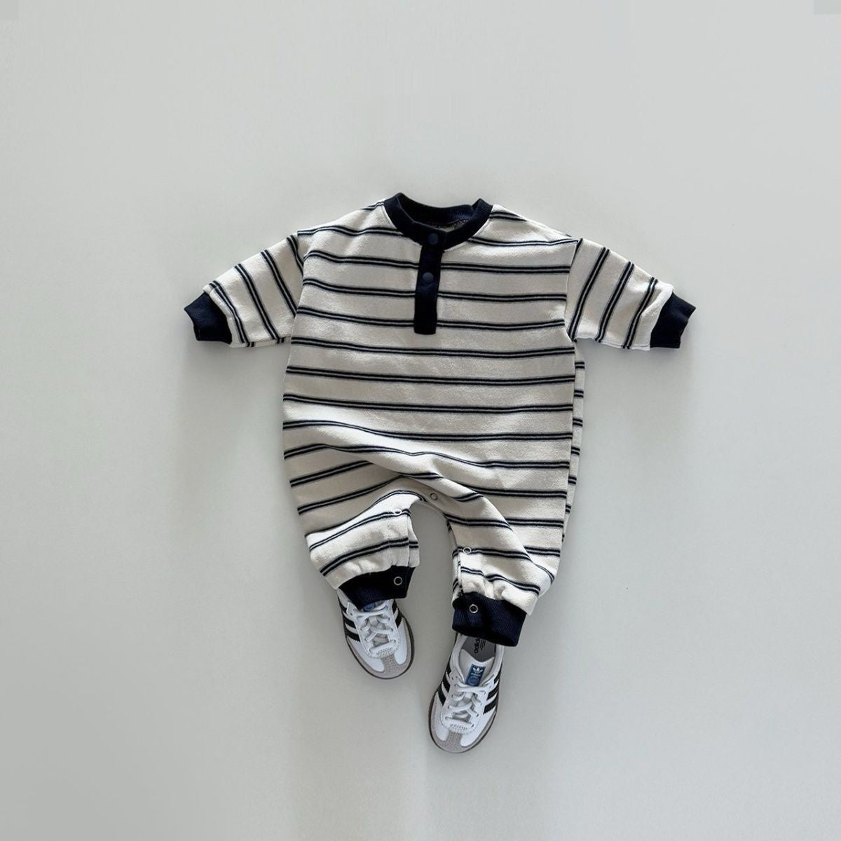 Jumpsuit Striped Long Sleeve