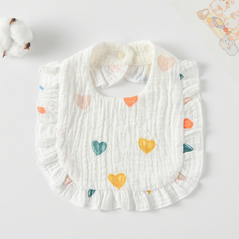 Lace Ruffled  Bib