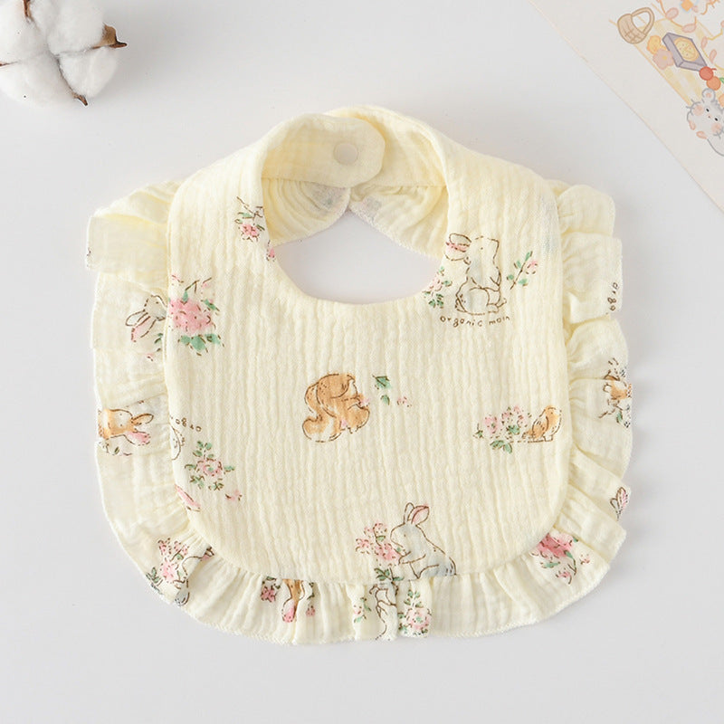 Lace Ruffled  Bib