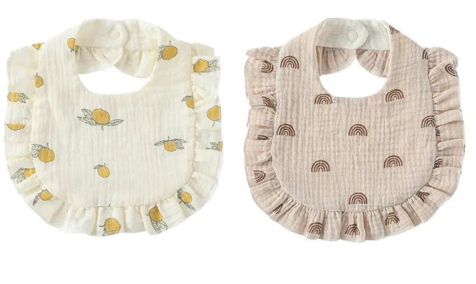 Lace Ruffled  Bib
