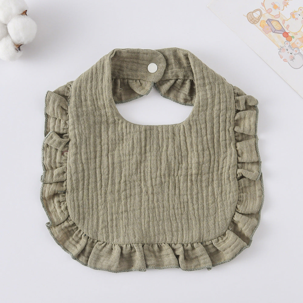 Lace Ruffled  Bib