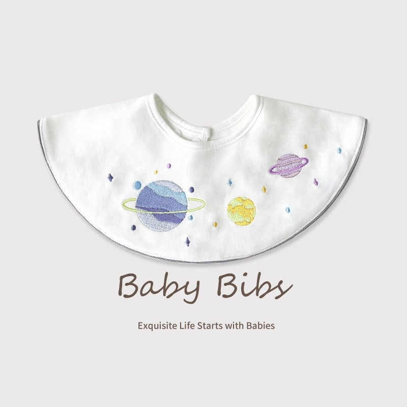 Embroidery Saliva Towel Bibs