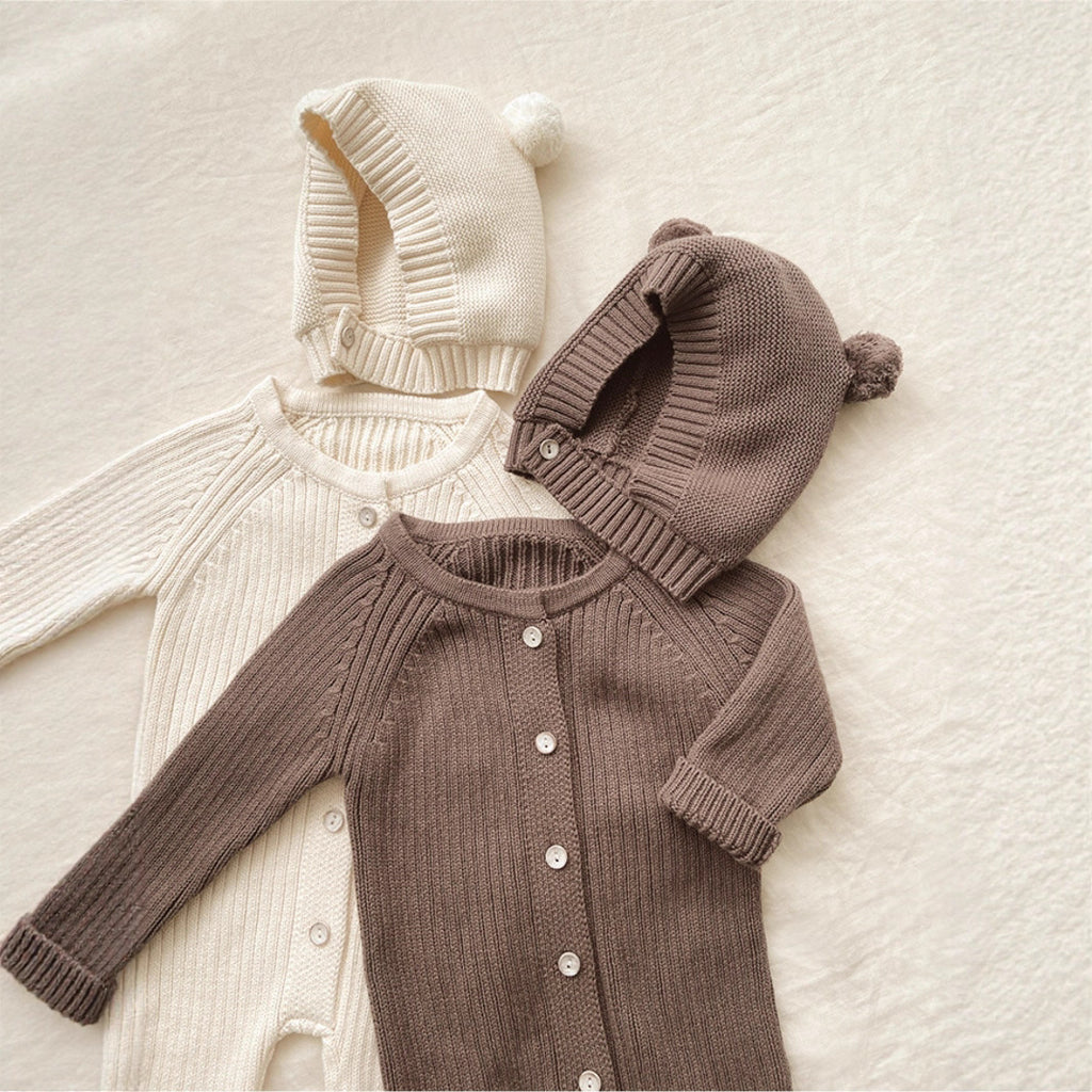 Romper With Bear Hat