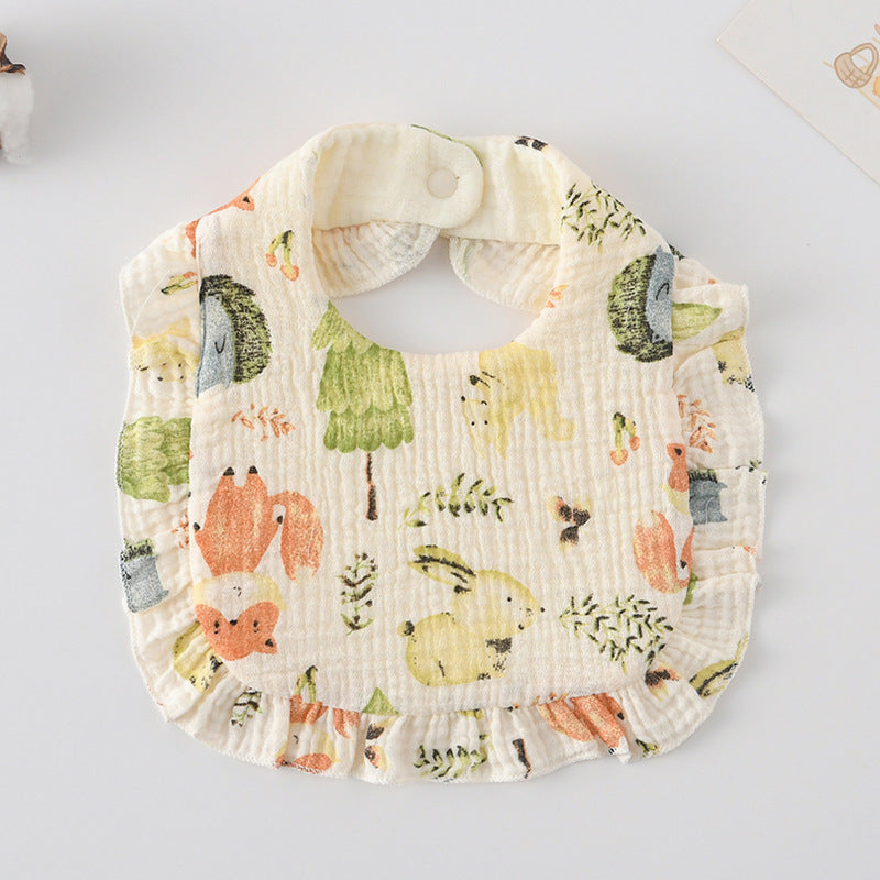 Lace Ruffled  Bib