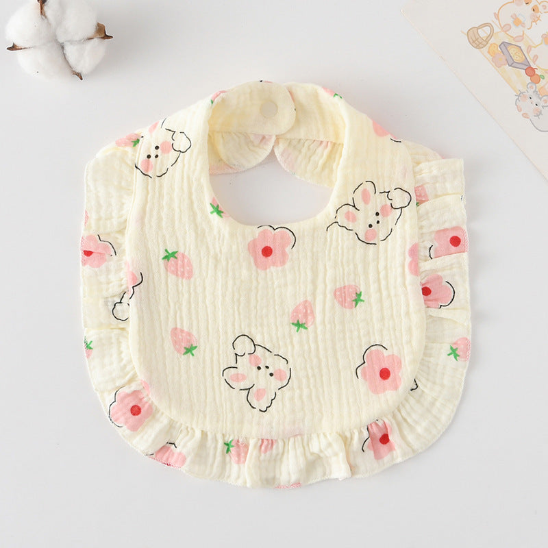 Lace Ruffled  Bib