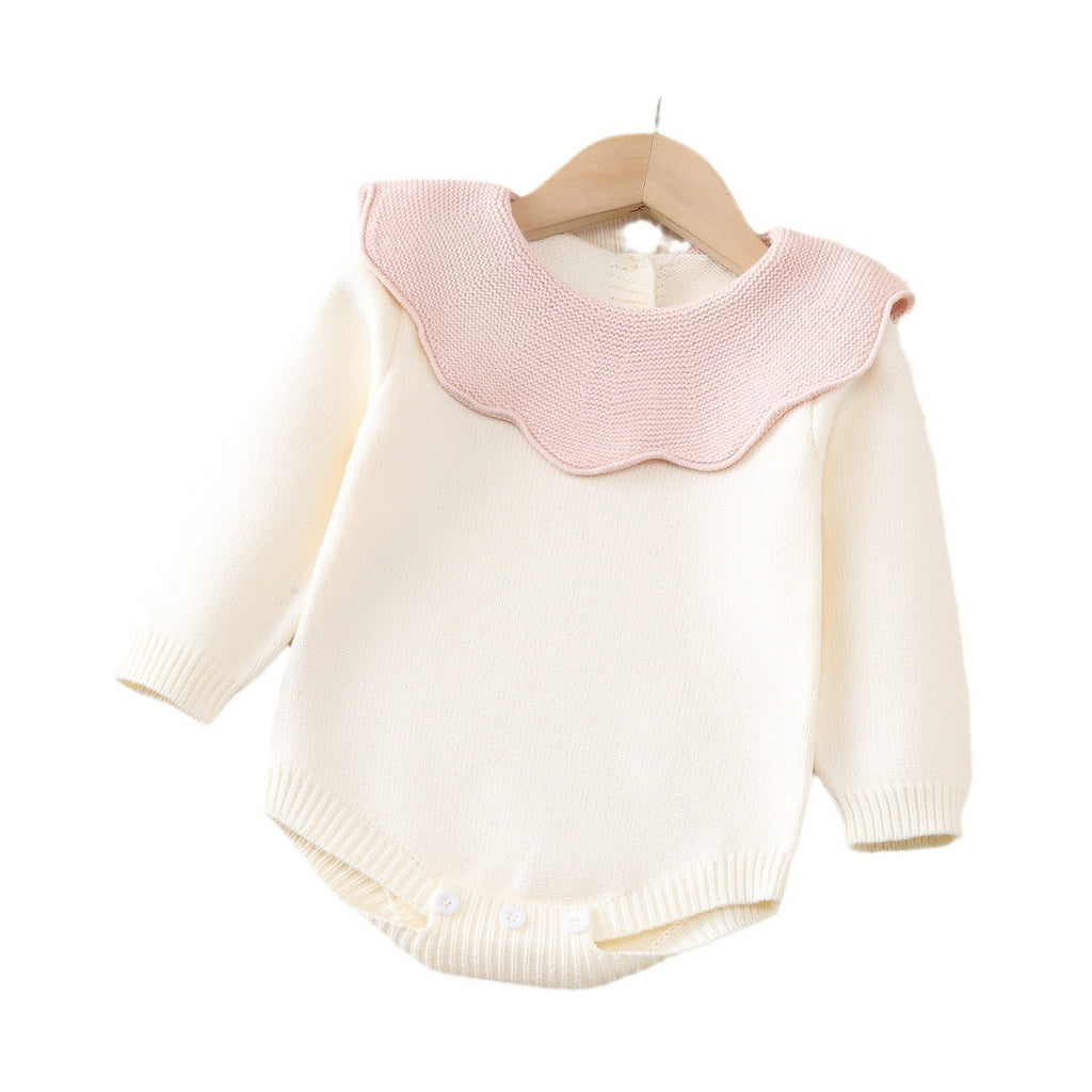 Long Sleeve Triangle Jumpsuit Romper