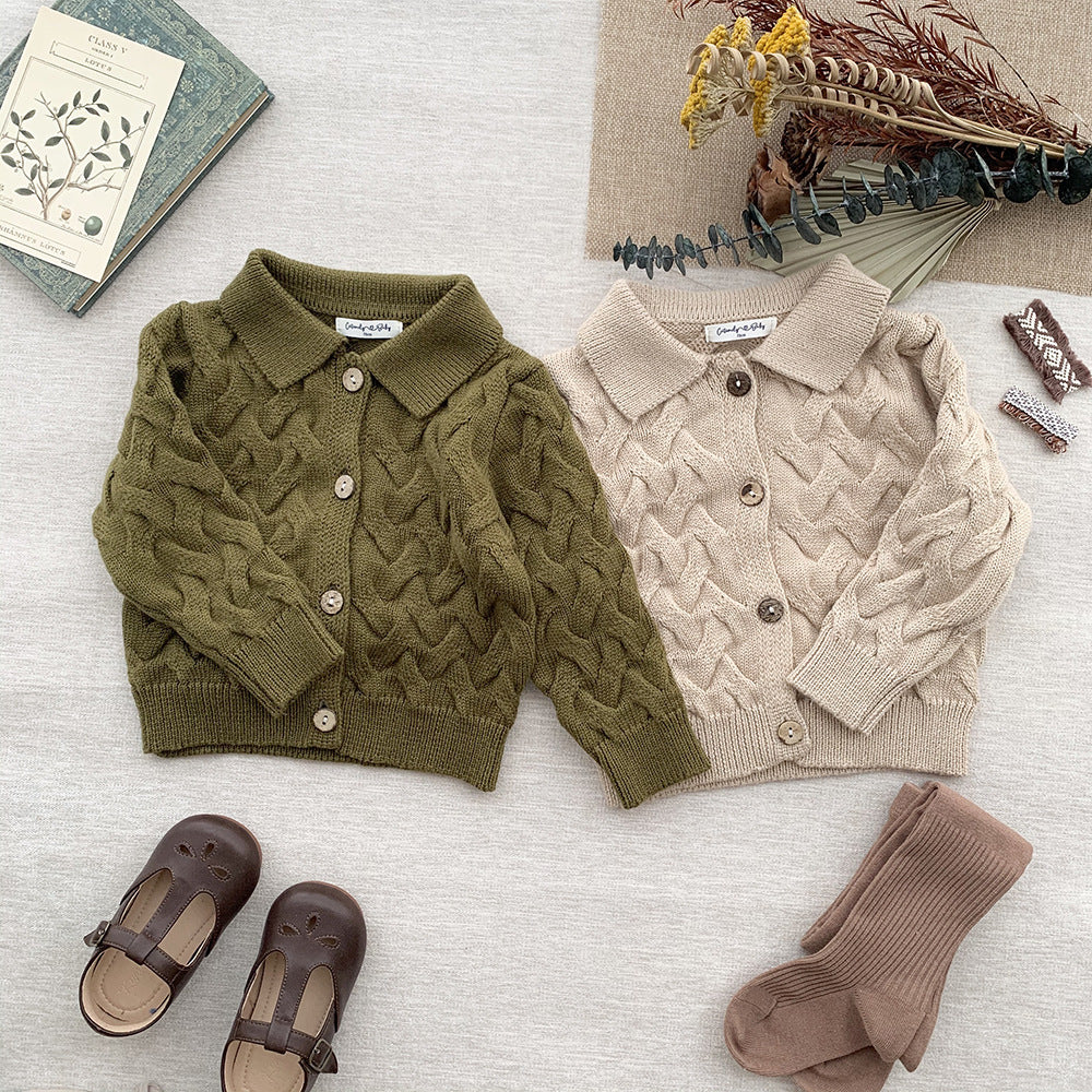 Twist Cardigan Jumper Set