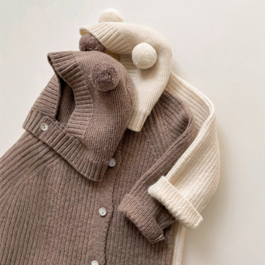 Romper With Bear Hat