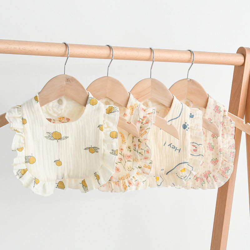 Lace Ruffled  Bib