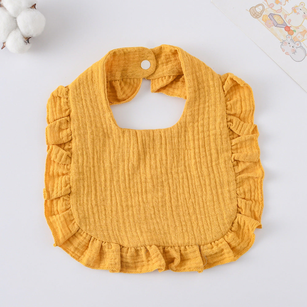 Lace Ruffled  Bib