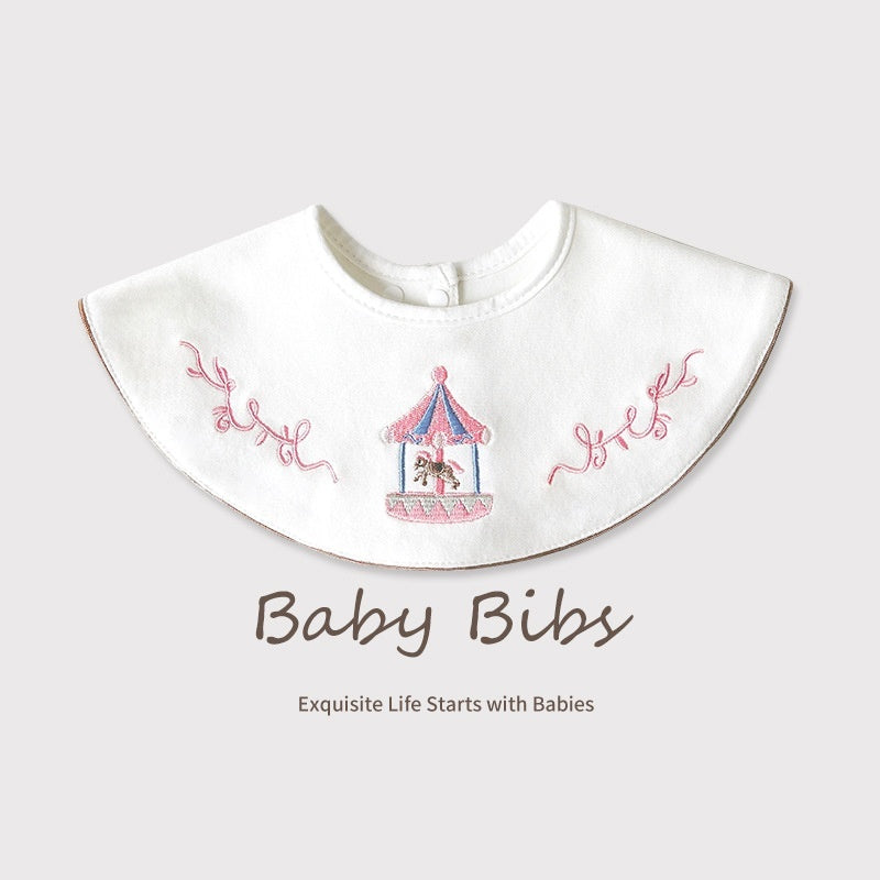 Embroidery Saliva Towel Bibs