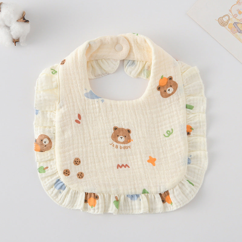 Lace Ruffled  Bib
