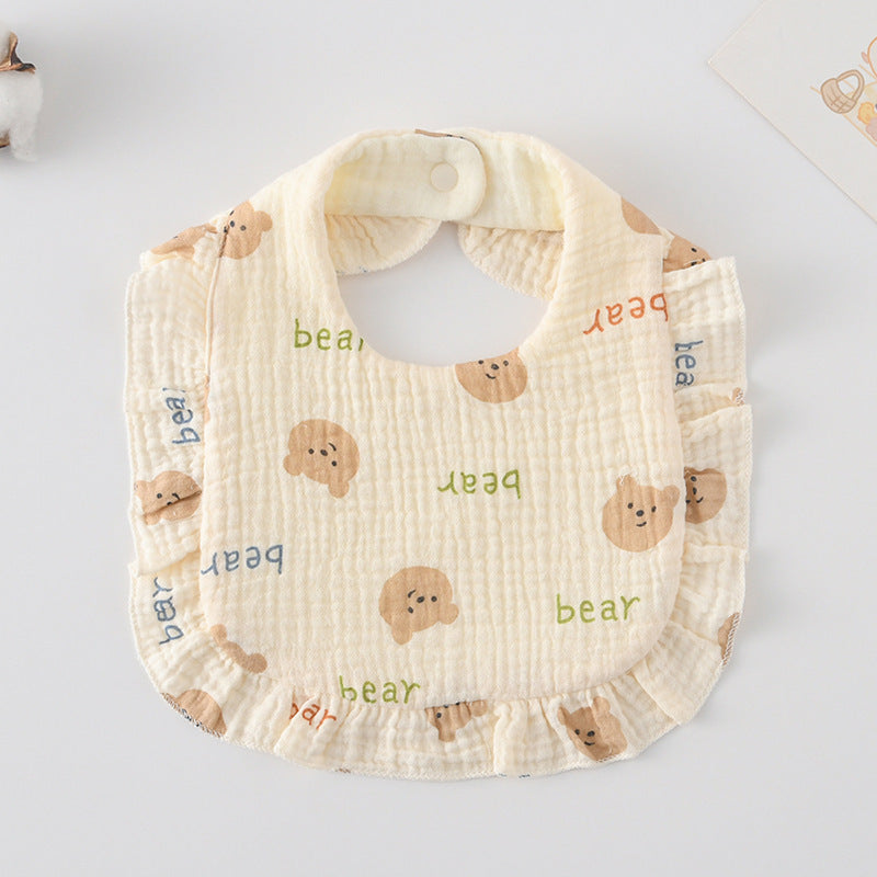 Lace Ruffled  Bib