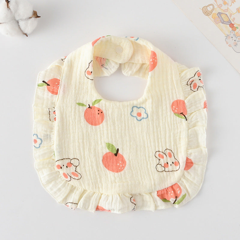Lace Ruffled  Bib
