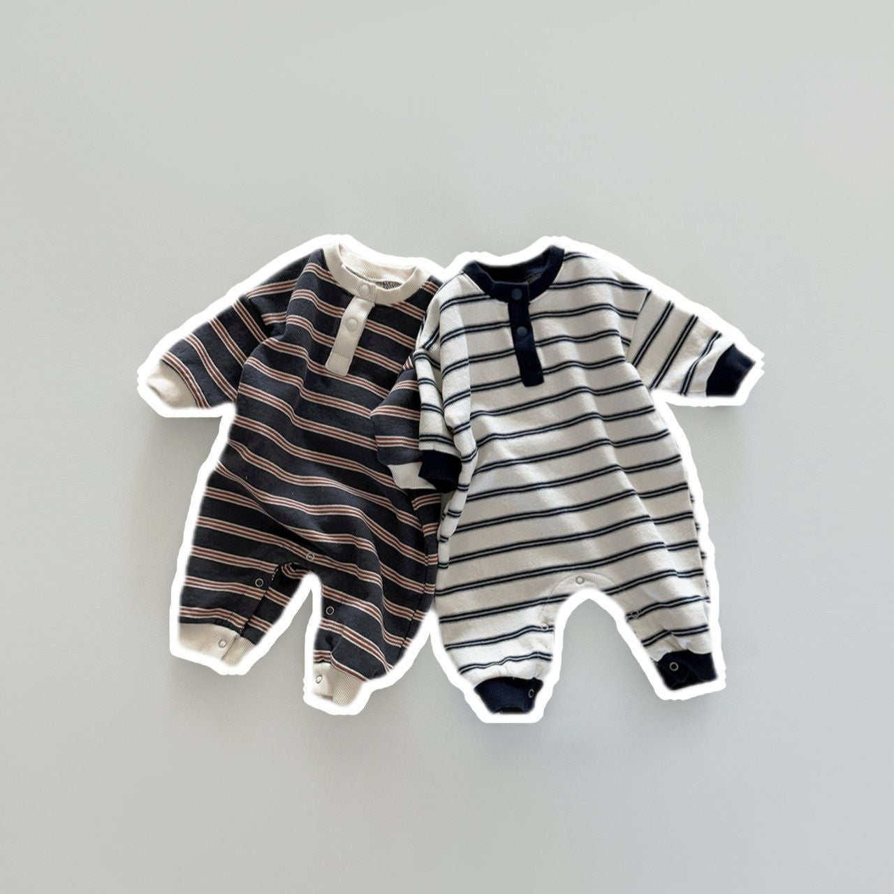 Jumpsuit Striped Long Sleeve