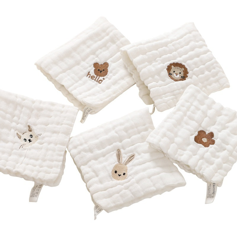Small Square Saliva Towel