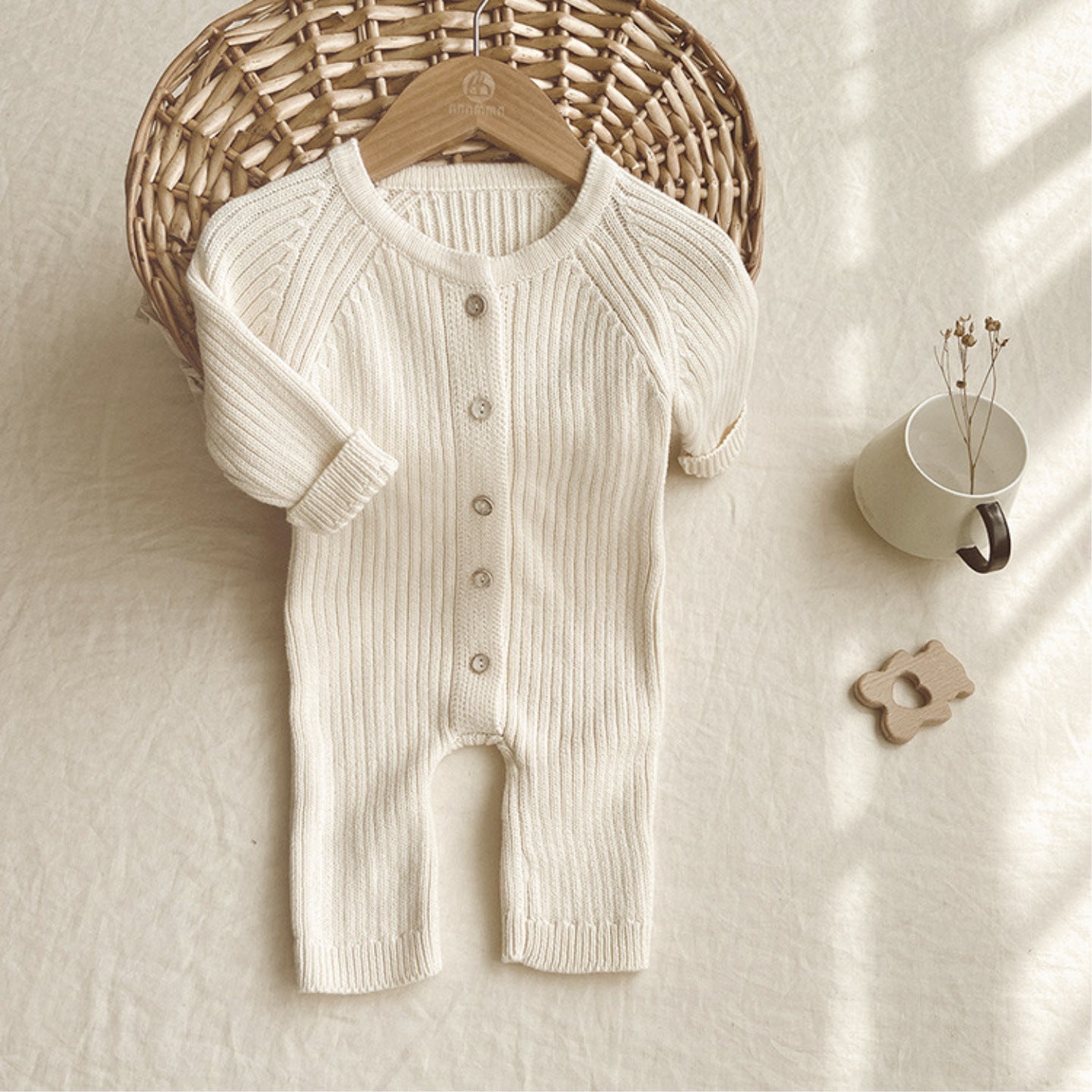 Romper With Bear Hat