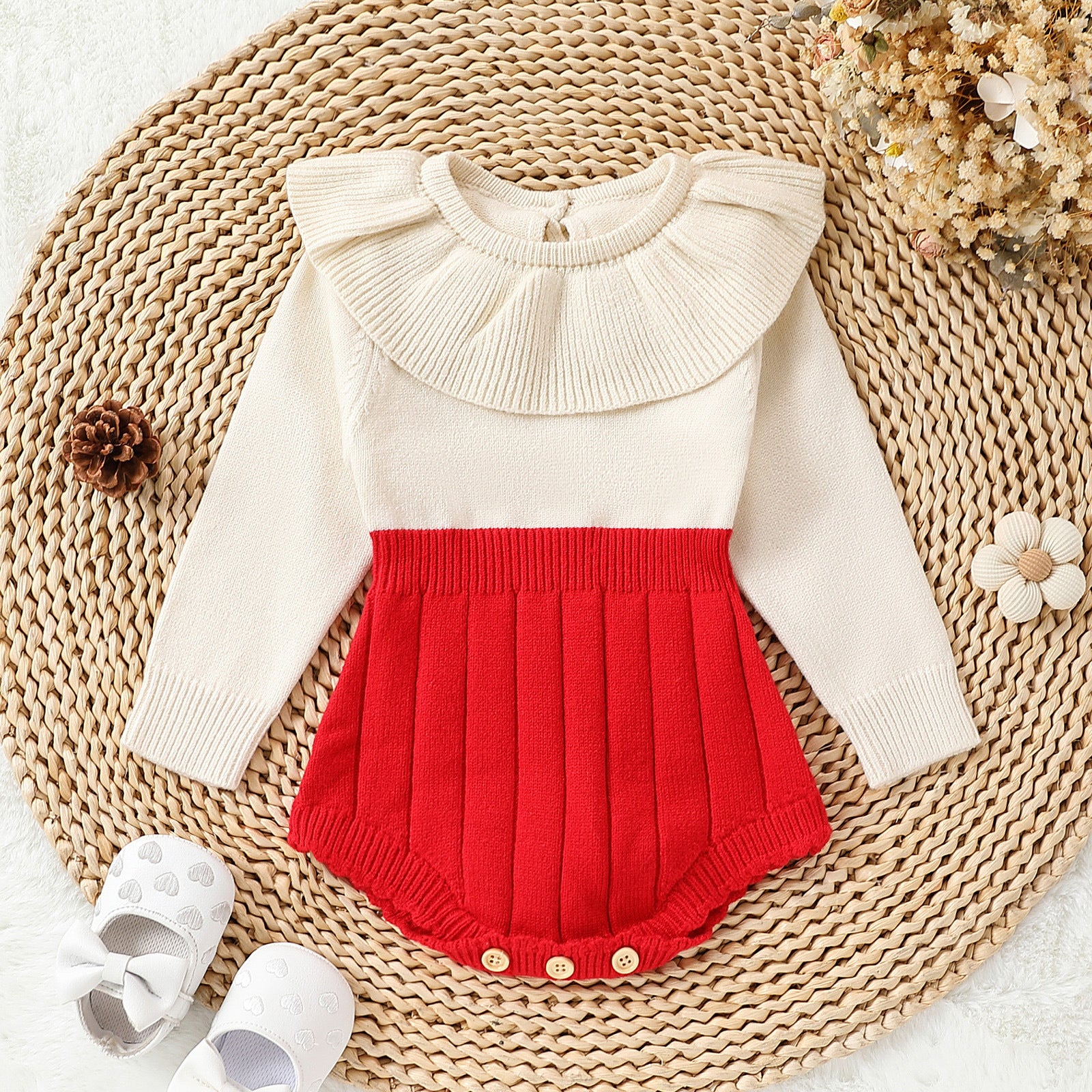 Cotton Simple One-piece Romper