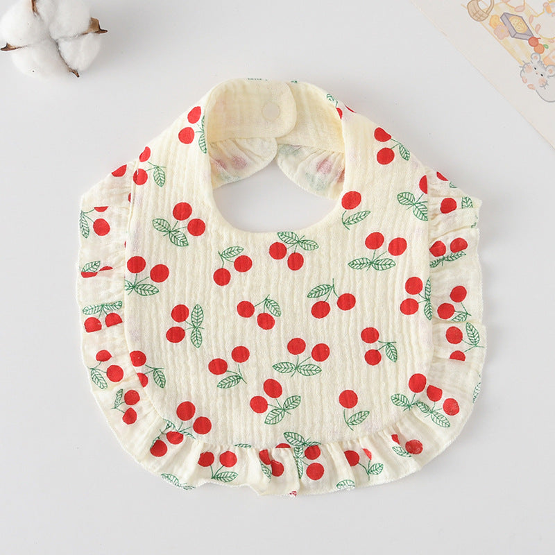 Lace Ruffled  Bib