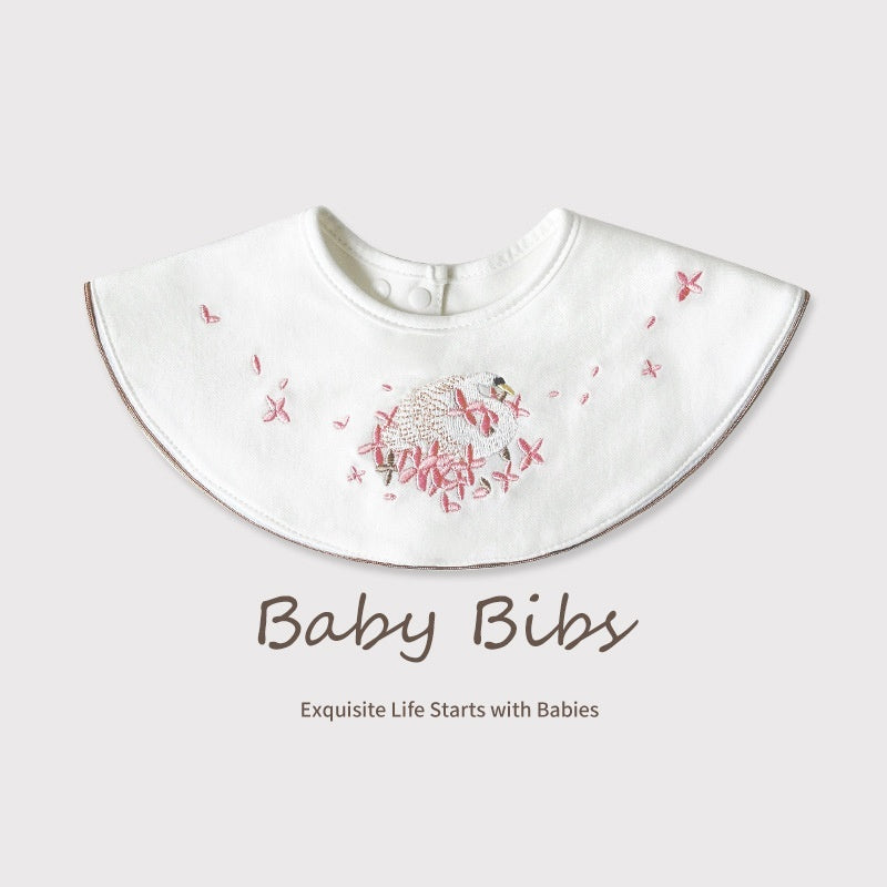 Embroidery Saliva Towel Bibs