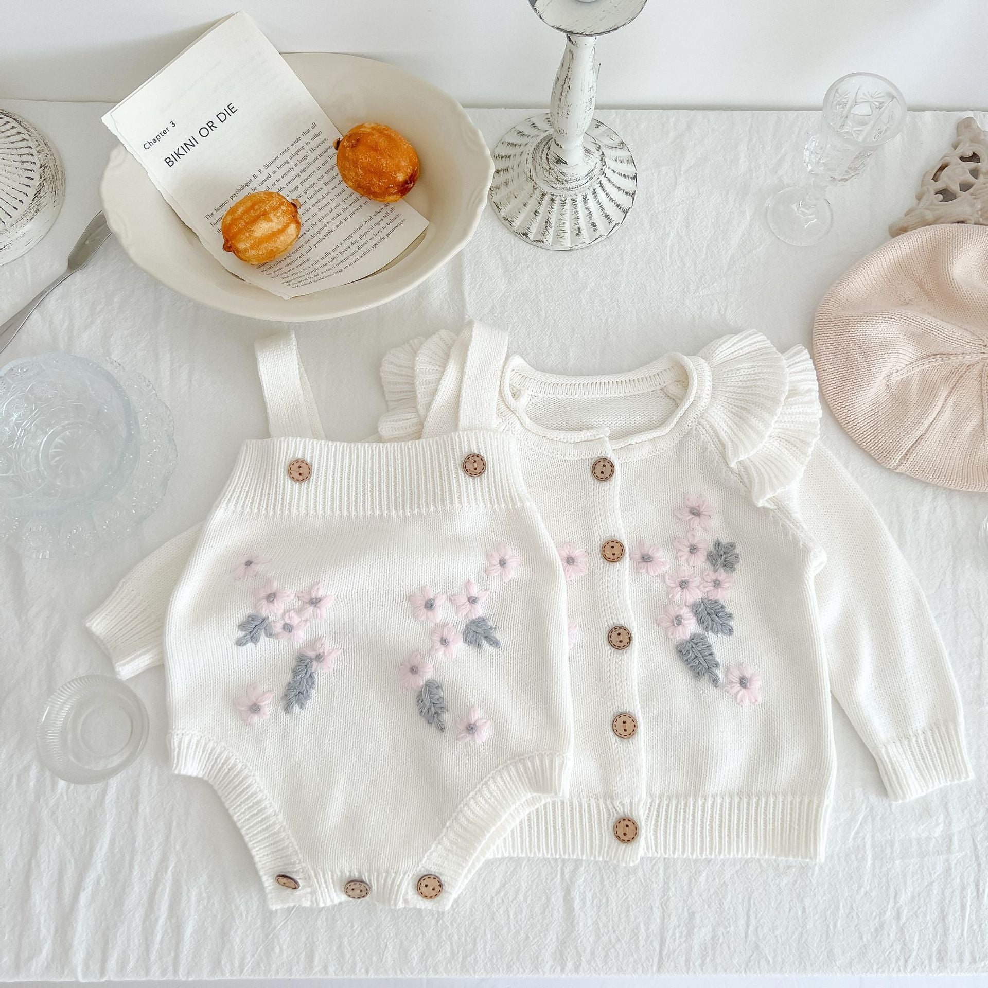 Princess Embroidered Jumpsuit Autumn And Winter
