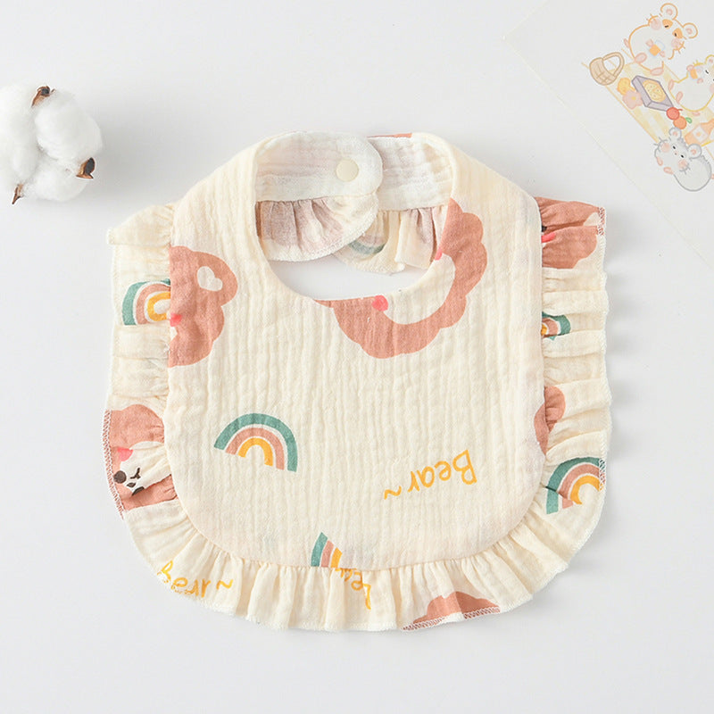 Lace Ruffled  Bib