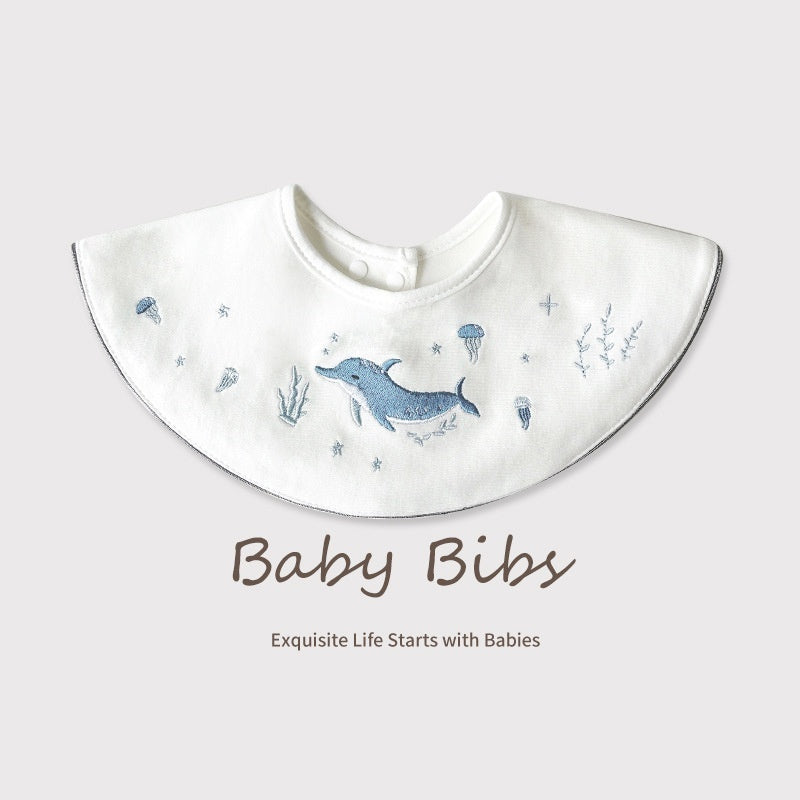 Embroidery Saliva Towel Bibs