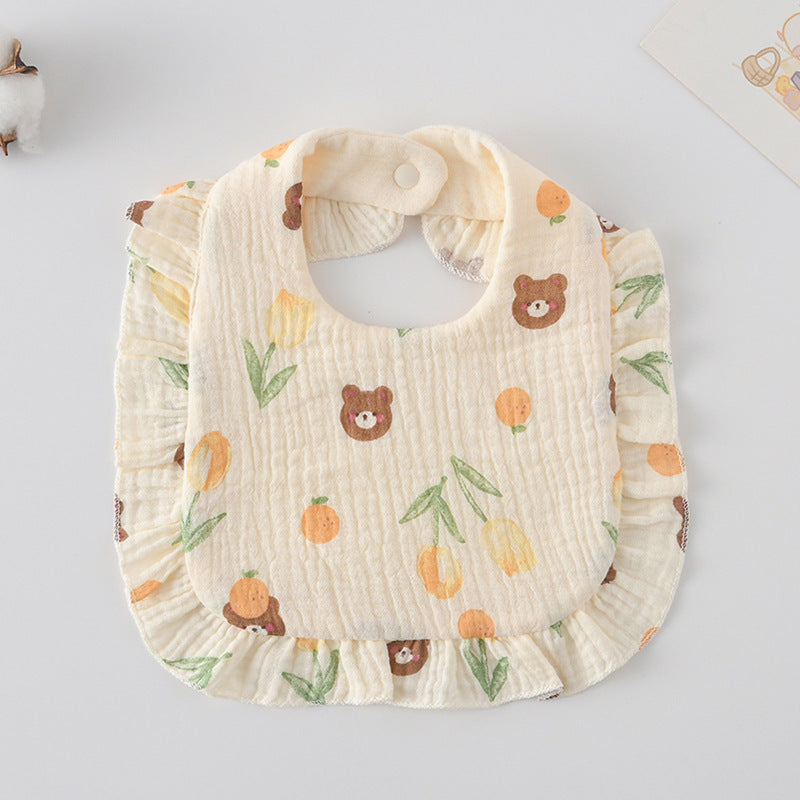 Lace Ruffled  Bib