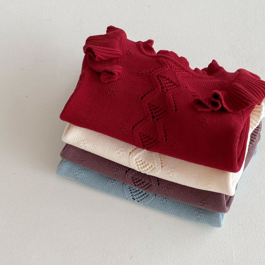 Pullover Sweater Lace Jumpsuit