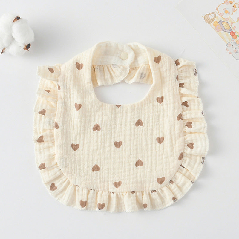 Lace Ruffled  Bib