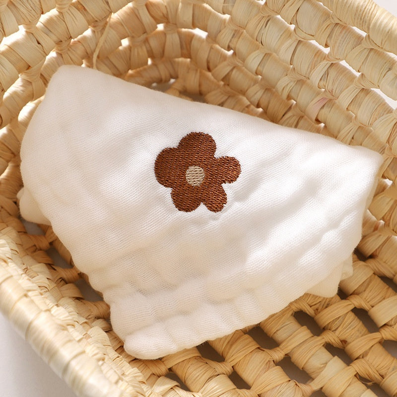 Small Square Saliva Towel