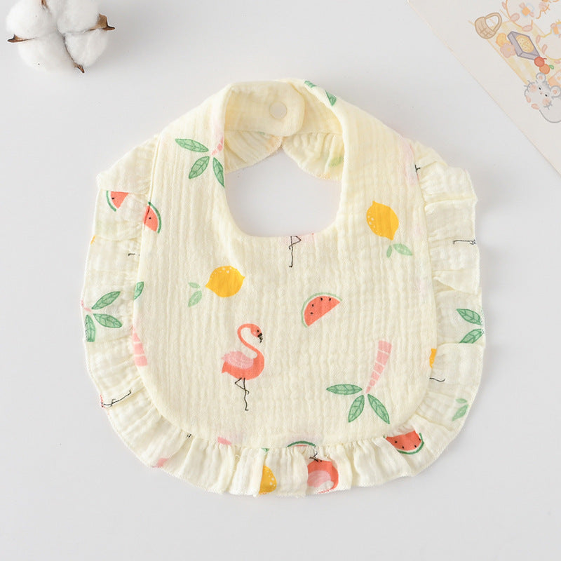 Lace Ruffled  Bib