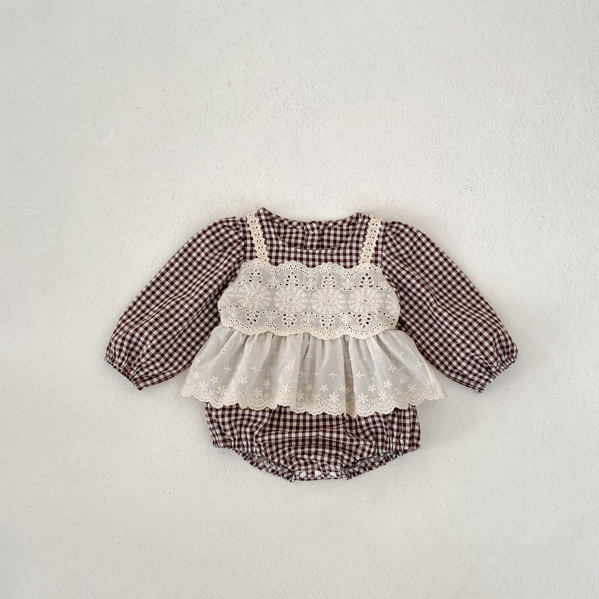 Little Lady Cute Lace  Rompers