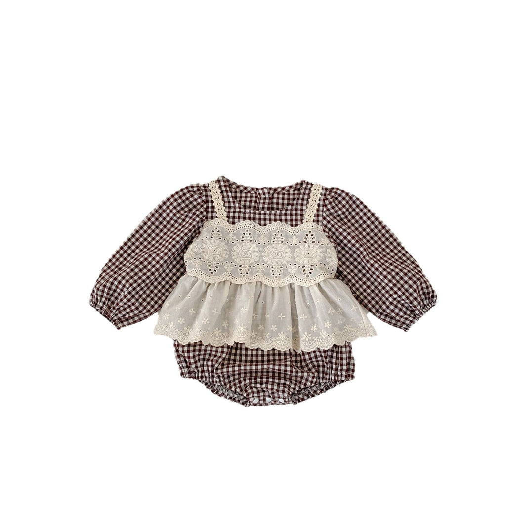 Little Lady Cute Lace  Rompers