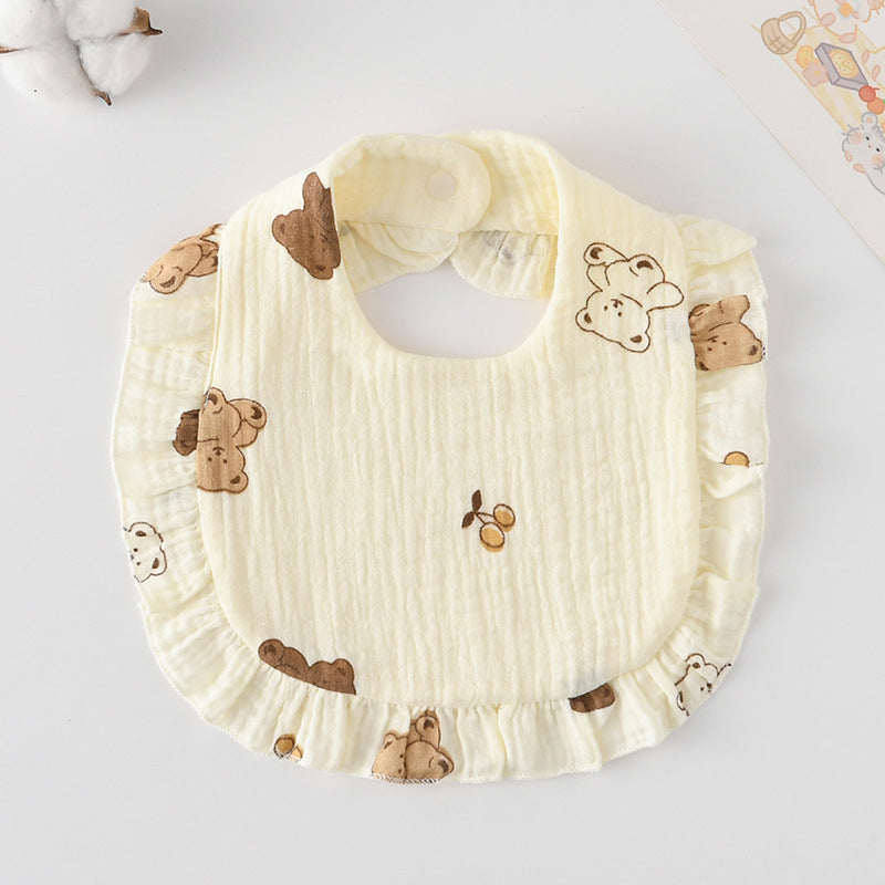 Lace Ruffled  Bib